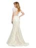 Mac Duggal 100% Polyester Floral White Cocktail Dress Size 4 - photo 2