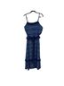 CeCe 100% Polyester Print Blue Green Casual Dress Size 12 - photo 2