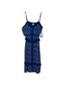 CeCe 100% Polyester Print Blue Green Casual Dress Size 12 - photo 1