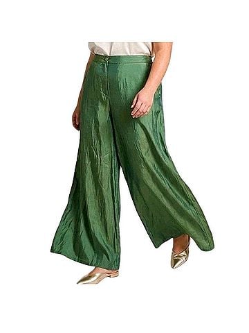 Nasty Gal Inc. Satin Shimmer  Dress Pants (view 1)