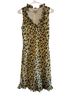Taiga Animal Print Multi Color Cocktail Dress Size 4 - photo 1