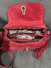 Stuart Weitzman 100% Suede Red Crossbody Bag One size - photo 5