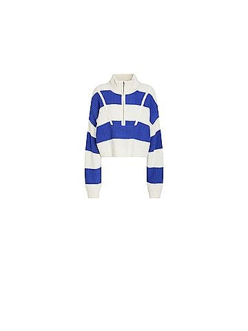 STAUD oversized striped Pullover Sweater (view 1)