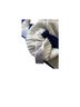 STAUD Stripes Blue White Pullover Sweater Size M - photo 3