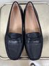 Ecco 100% Leather Solid Black Flats Size 6 - photo 7