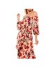 Alexia Admor Floral Pink Red Burgundy Orange Casual Dress Size XL - photo 6