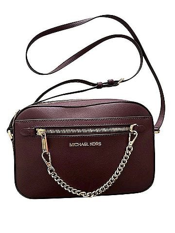 Michael Kors Jet Set Leather Crossbody Bag (view 1)