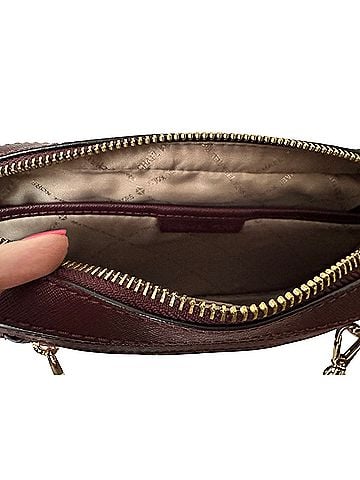 Michael Kors Jet Set Leather Crossbody Bag (view 2)