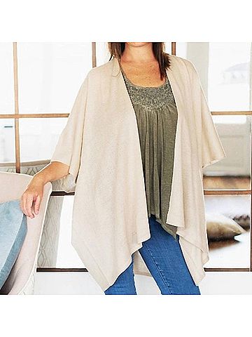 Viv&Lou Lindsey Wrap Shawl Ruana (view 2)