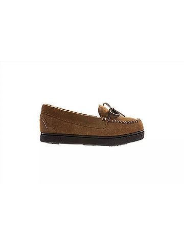 Isotoner Women's Genuine Suede Moccasin Slippers - Size: 7-8 (view 1)