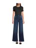 SPANX Solid Blue 2.0 Stretch Pull On Wide Leg Jeans Size XL - photo 2