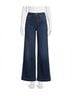 SPANX Solid Blue 2.0 Stretch Pull On Wide Leg Jeans Size M - photo 1