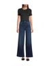 SPANX Solid Blue 2.0 Stretch Pull On Wide Leg Jeans Size M - photo 2