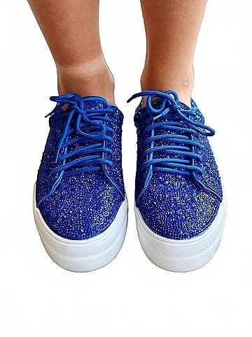 BOUTIQUE By Corkys Women's Rhinestone Sneakers (view 2)