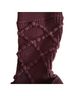 Ugg Argyle Burgundy Purple Boots Size 6 - photo 5