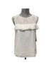 BB Dakota 100% Polyester Polka Dots White Sleeveless T-Shirt Size S - photo 1
