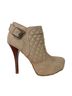 Guess Brown Tan Ivory Ankle Boots Size 8 - photo 1