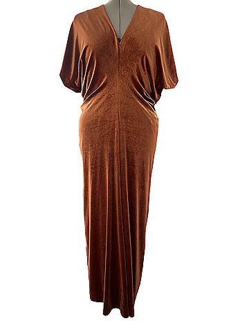 Banana Republic BIAS-CUT VELVET MAXI DRESS Cocktail Dress (view 1)