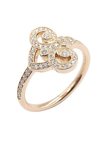 Tiffany & Co. Tiffany & Co. Fleur-de-lis Diamond Ring - 18K Pink Gold (PG) Women's Tone Clear (view 1)