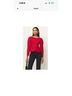 Reformation Solid Red Long Sleeve Top Size 4 - photo 6