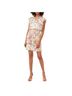 MSK 100% Polyester Floral Purple Ivory Casual Dress Size M (petite) - photo 3