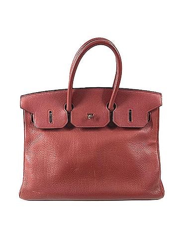Hermès HERMES Birkin 35 Tote Bag Handbag Ardennes Men's Women's Rouge H Estimated Wine Red (view 1)