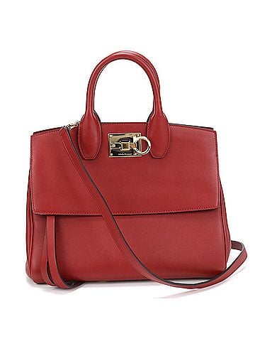 Salvatore Ferragamo Salvatore Ferragamo FERRAGAMO Ferragamo Tote Bag 21 H159 2WAY Gancini Women's Red (view 1)