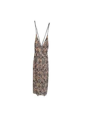 ASOS Lace midi dress with tie back Cocktail Dress (view 1)