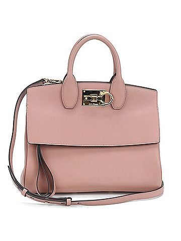 Salvatore Ferragamo Salvatore Ferragamo FERRAGAMO Ferragamo Tote Bag 21 H159 2WAY Gancini Women's Pink (view 1)