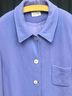Neiman Marcus 100% Lambswool Solid Purple Coat Size L - photo 4