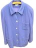 Neiman Marcus 100% Lambswool Solid Purple Coat Size L - photo 1