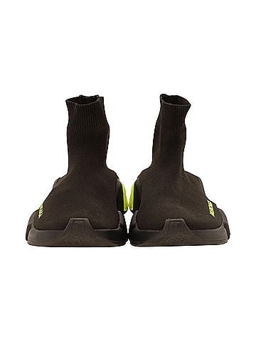 Balenciaga Balenciaga Speed Clear Sole Sneakers in Black Polyamide (view 2)