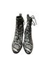 Diane von Furstenberg Snake Print Multi Color Ankle Boots Size 11 - photo 1