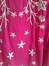 Johnny Was 100% Rayon Aztec Or Tribal Print Graphic Solid Tropical Floral Pink Yellow Blue Long Sleeve Blouse Size S - photo 6