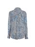 Cloth & Stone 100% Rayon Print Blue Black Long Sleeve Button-Down Shirt Size S - photo 2