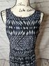 Taylor 95% Polyester 5% Spandex 100% Polyester Print Blue Gray Casual Dress Size 10 - photo 3