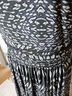 Taylor 95% Polyester 5% Spandex 100% Polyester Print Blue Gray Casual Dress Size 10 - photo 4