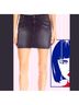 Guess Black Denim Skirt Size 32 - photo 4