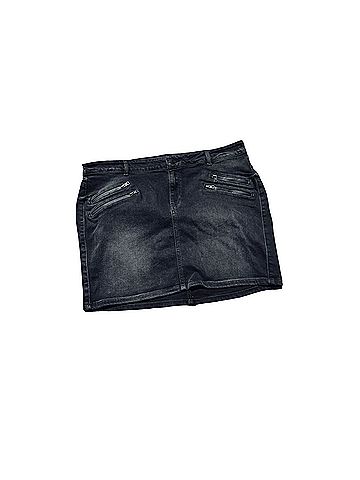 Guess Biker Denim Skirt (view 1)