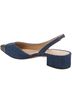 Veronica Beard Blue Black Heels Size 7 1/2 - photo 2
