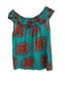 Anthropologie Paisley Teal Red Tank Top Size S - photo 2