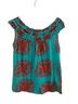 Anthropologie Paisley Teal Red Tank Top Size S - photo 1