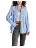 Steve Madden Blue Autumn Button Down Top in Light Blue Size XS - photo 2
