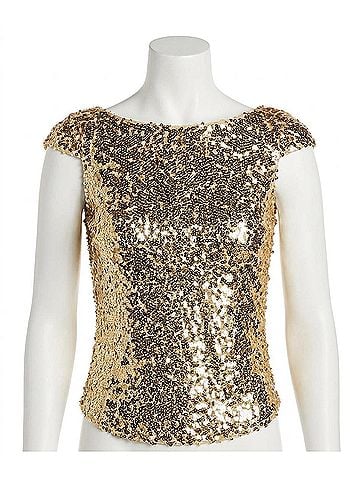 Free People Late Last Night Tee in Gold (view 1)