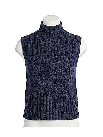 Steve Madden Serin Knit Sweater in Blue (view 1)