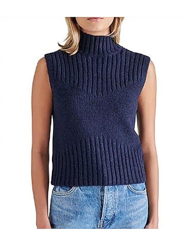 Steve Madden Serin Knit Sweater in Blue (view 2)