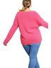 Umgee Pink Zig Zag Pullover Sweater in Hot Pink Size XL - photo 4