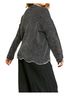 Umgee Black Zig Zag Pullover Sweater in Black Size 1X - photo 3