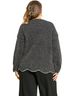 Umgee Black Zig Zag Pullover Sweater in Black Size 1X - photo 4