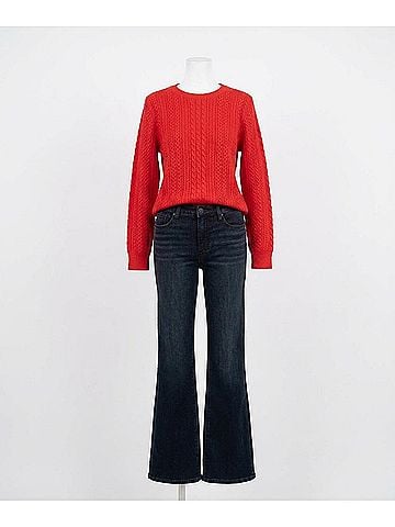 Kut from the Kloth Emerson Scoopneck Sweater in Red (view 1)